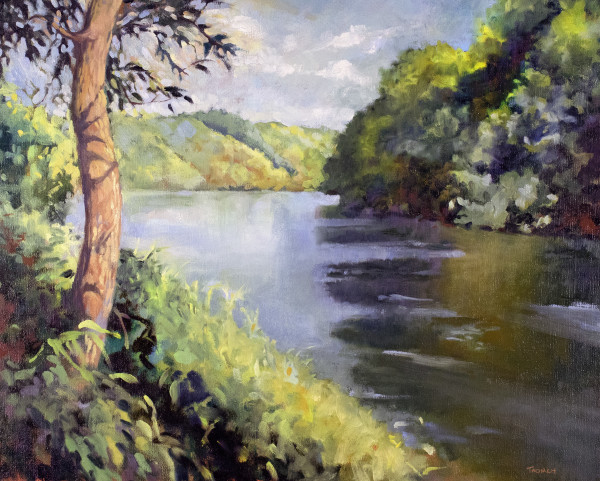 French Broad Afternoon, 12 X 15", edition image.