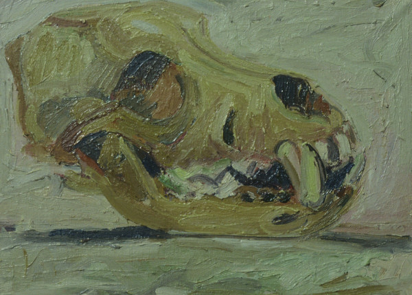 DOG SKULL III by Kenneth Showell