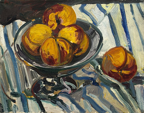 Peaches in a Bowl by Kenneth Showell