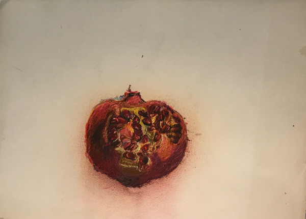 Pastel pomegranate by Kenneth Showell