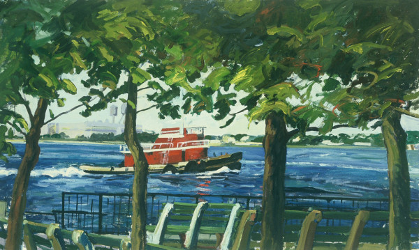 THE BATTERY II, TUGBOAT by Kenneth Showell