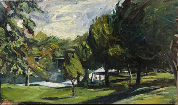 CENTRAL PARK (3 PEOPLE by Kenneth Showell