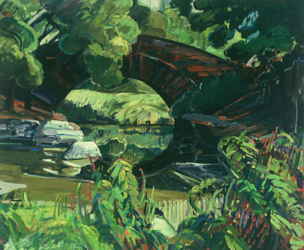 STONE BRIDGE I (RED by Kenneth Showell