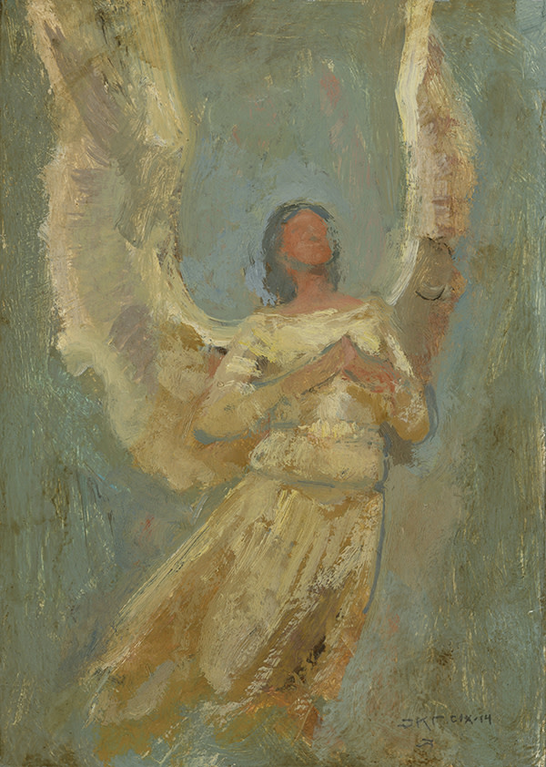 Angel Heading Upward by J. Kirk Richards