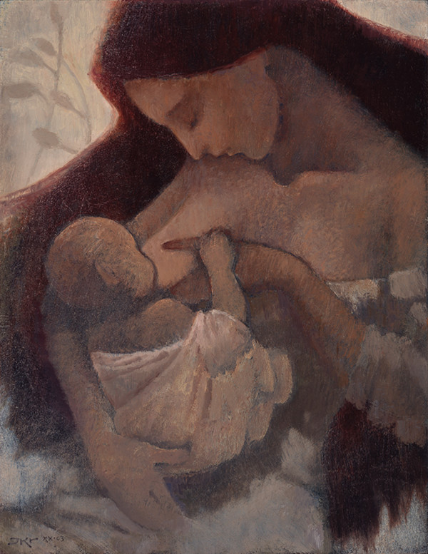 Winter Nursing by J. Kirk Richards