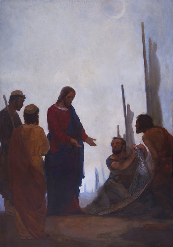Jesus Calling the Fishermen by J. Kirk Richards