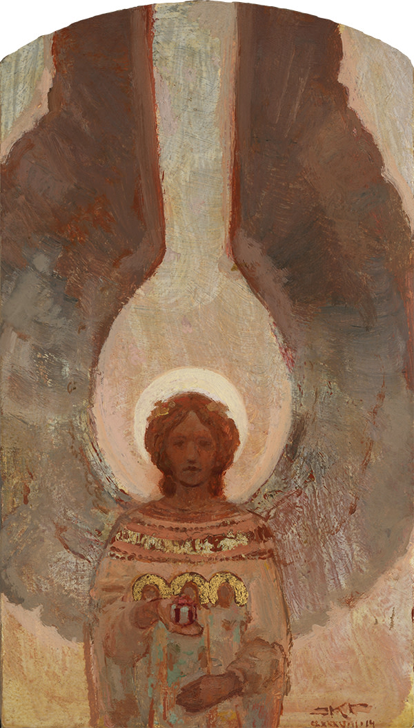 Angel With Gift by J. Kirk Richards