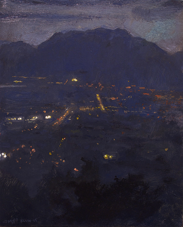 Valley Lights Nocturne by J. Kirk Richards