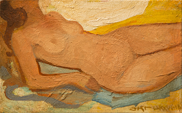 Reclining Nude by J. Kirk Richards