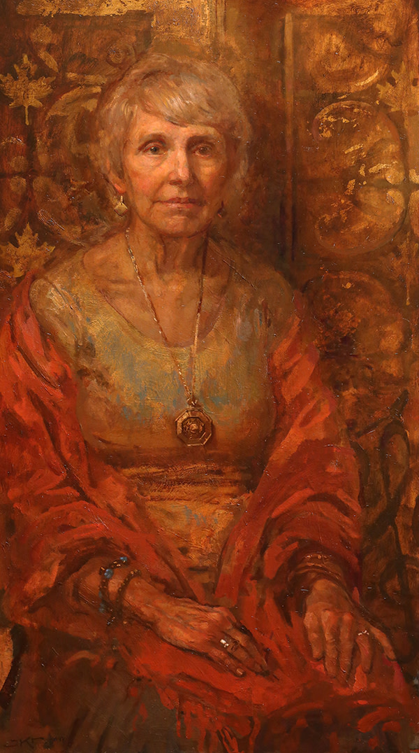 Portrait of Marilyn Tolk by J. Kirk Richards