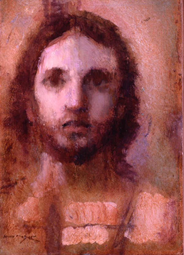 Son of Man (Aqua-Rust) by J. Kirk Richards