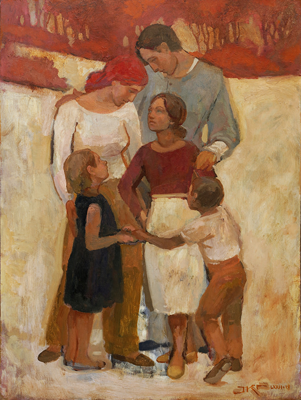 Mother Teaches II by J. Kirk Richards