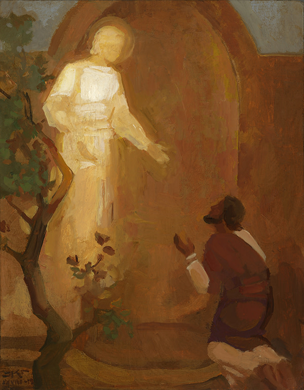 Annunciation to Joseph by J. Kirk Richards