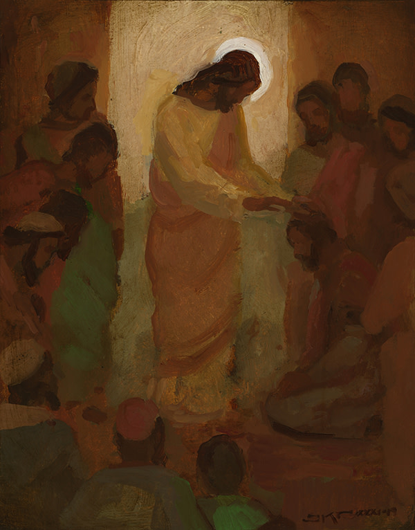 Ordaining The Apostles by J. Kirk Richards