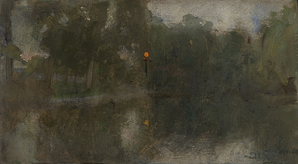 Evening on Salem Pond by J. Kirk Richards