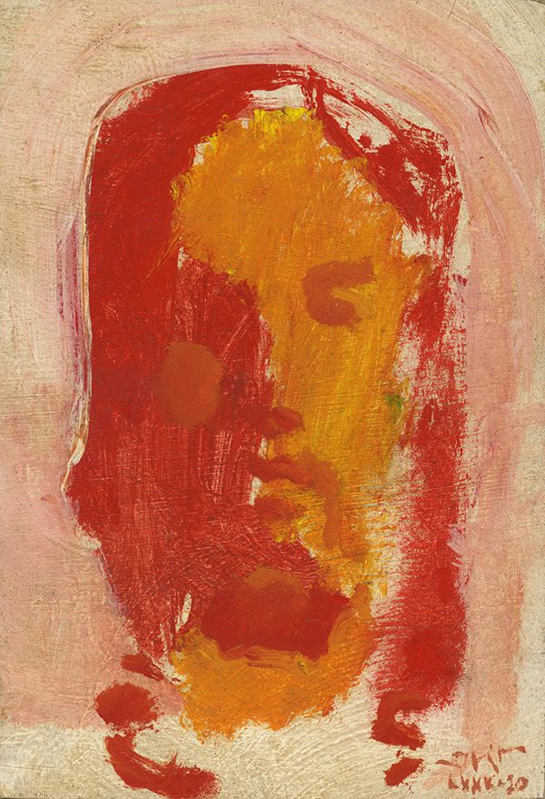 Jesus in Red and Yellow by J. Kirk Richards