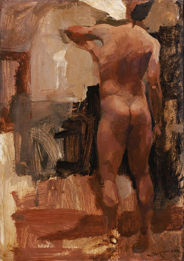 Standing Nude by J. Kirk Richards