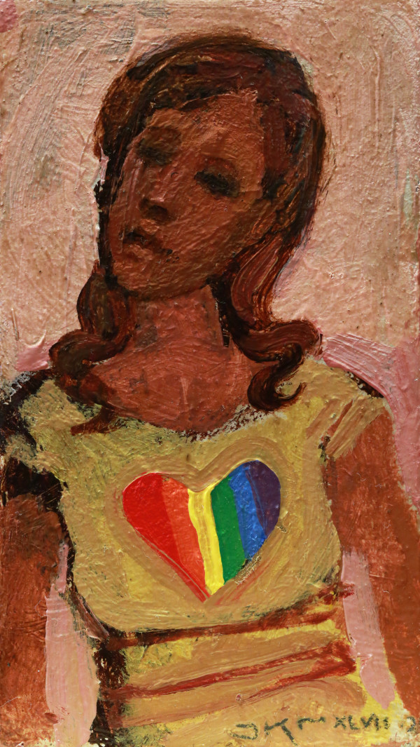 Big Rainbow Heart by J. Kirk Richards
