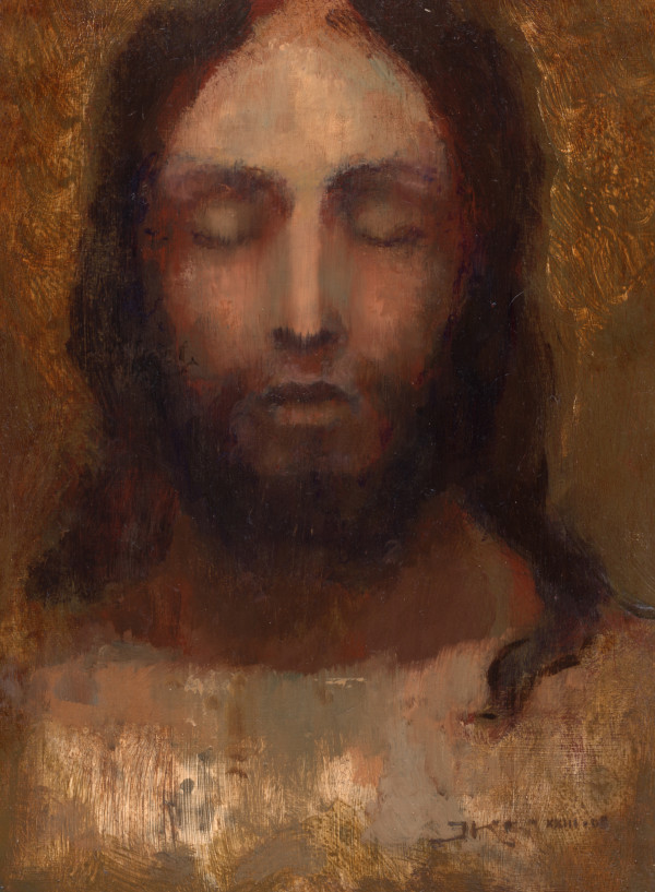 Meditating Christ by J. Kirk Richards