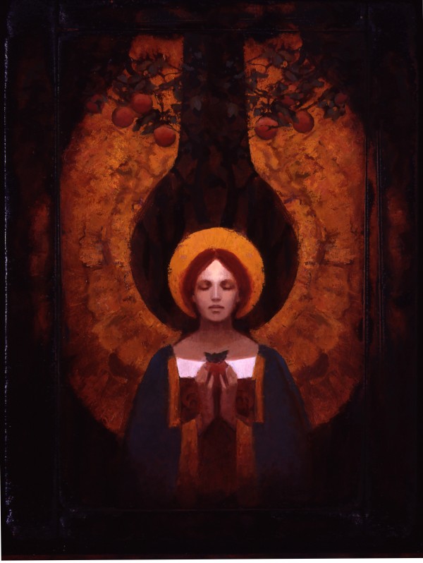 Angel with Fruit by J. Kirk Richards