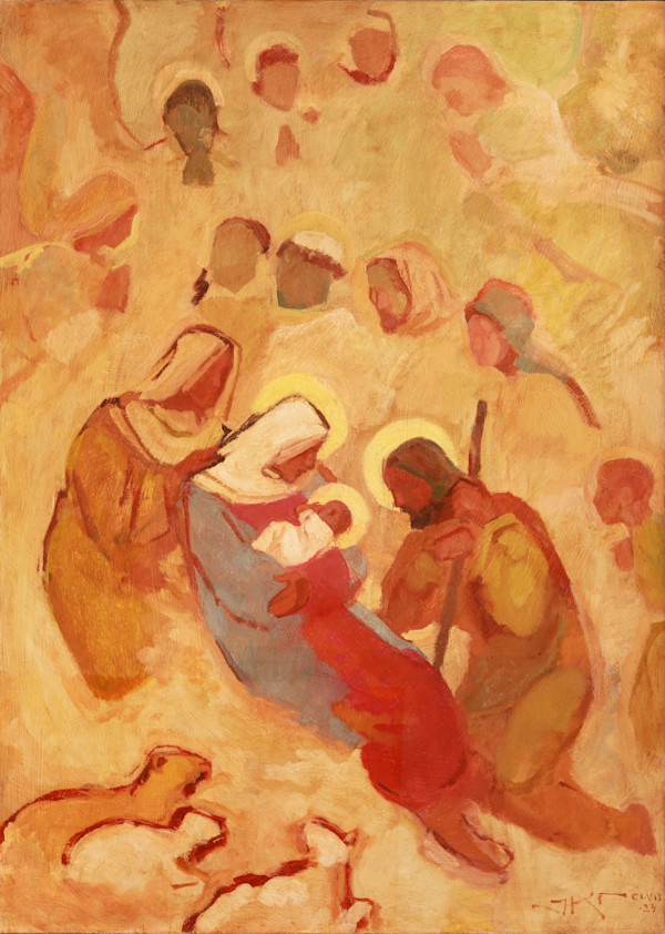 Large Nativity by J. Kirk Richards