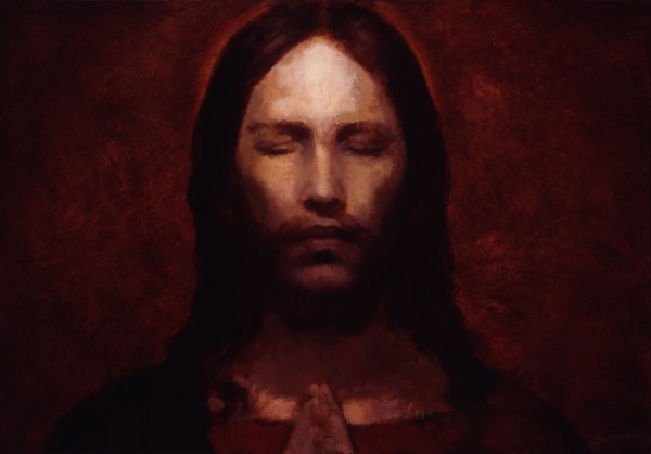 Praying Christ by J. Kirk Richards