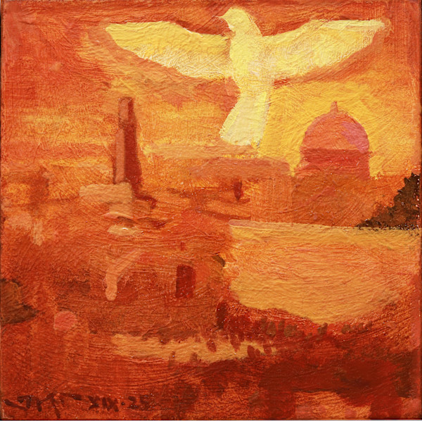 Pray for the Peace of Jerusalem by J. Kirk Richards, Image 2.