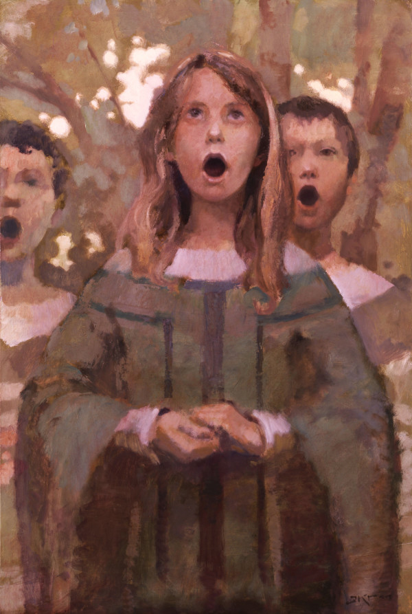 Children Singing (Maegan Singing) by J. Kirk Richards