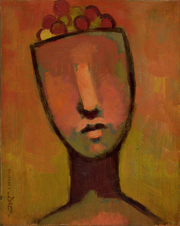 Minimal II - Head of Grapes by J. Kirk Richards