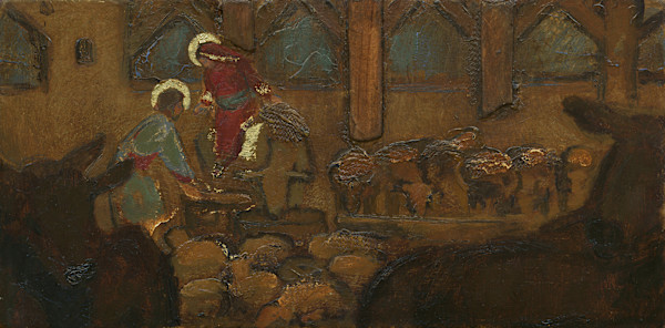 In The Stable by J. Kirk Richards