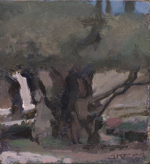 Israel: Olive Tree in the Garden of Gethsemane by J. Kirk Richards