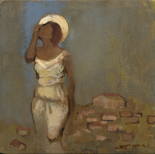 Goddess Looking Up by J. Kirk Richards