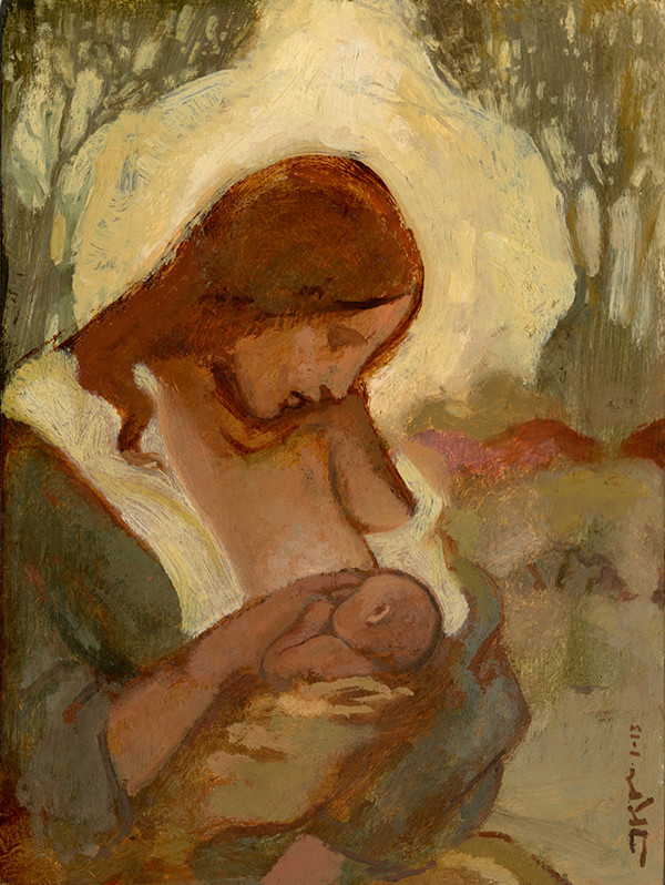 Winter Nursing by J. Kirk Richards