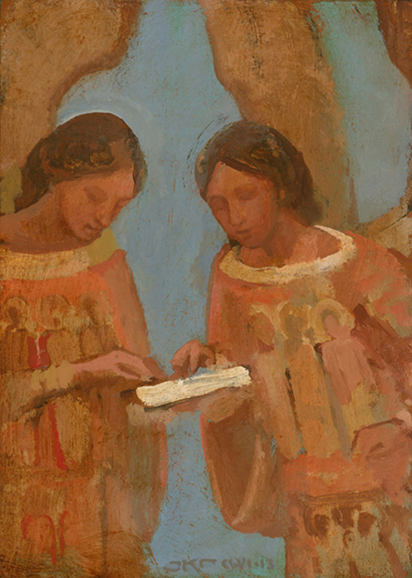 Angels Planning by J. Kirk Richards
