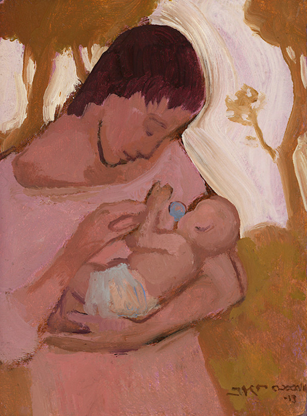 Blue Pacifier by J. Kirk Richards