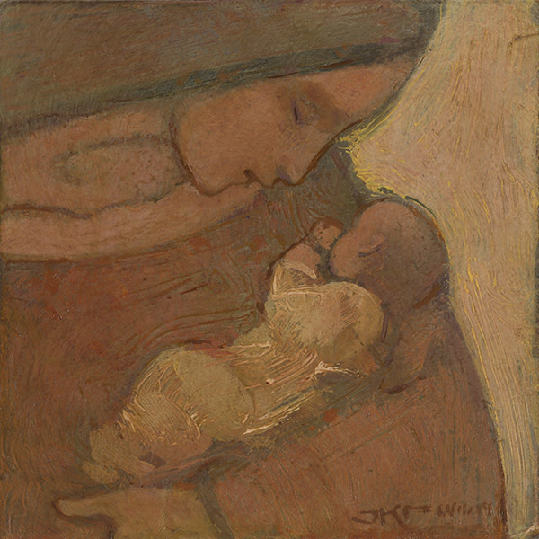 Mother and Child (Nocciola) by J. Kirk Richards