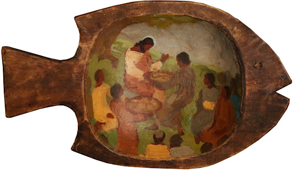 Feeding the Multitude by J. Kirk Richards, Image 2.