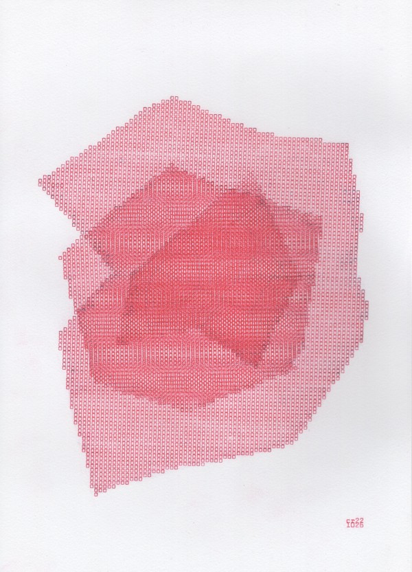 my heart (site plan) (rose rocks) 1 by Chad Reynolds