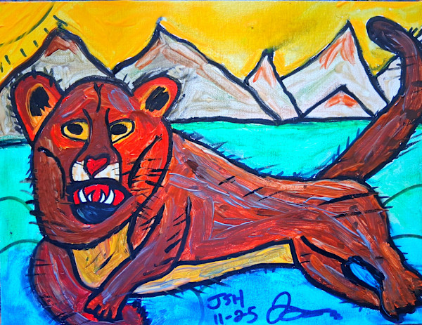 Ali The Mountain Lion by Jonathan Sammuel Harrold