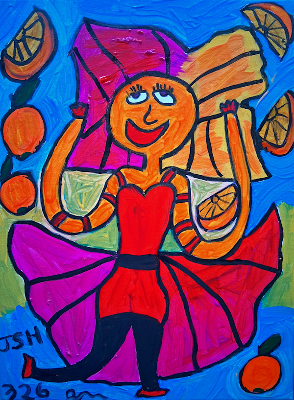 Miranda's Orange Jam Session by Jonathan Sammuel Harrold, Image 1.