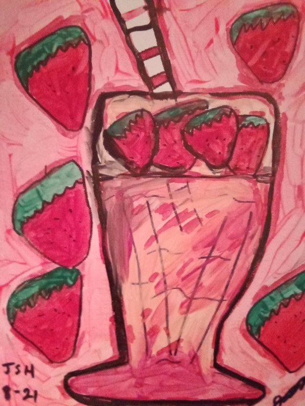 Strawberry Milkshake by Jonathan Sammuel Harrold