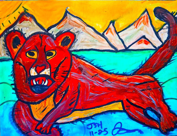 Ali The Mountain Lion by Jonathan Sammuel Harrold, Image 1.