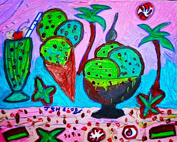 Mint Chocolate Chip Beach by Jonathan Sammuel Harrold, Image 1.