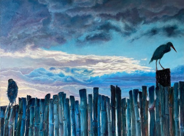 Sky Fence by Katherine Cox Knapp