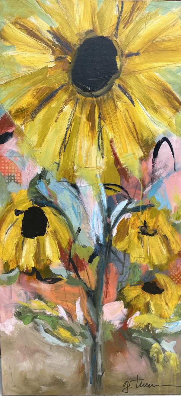 Sunshine and Sunflowers by ginger turner