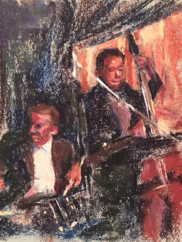 Jazz at Baur's (study) by Elizabeth G Neer