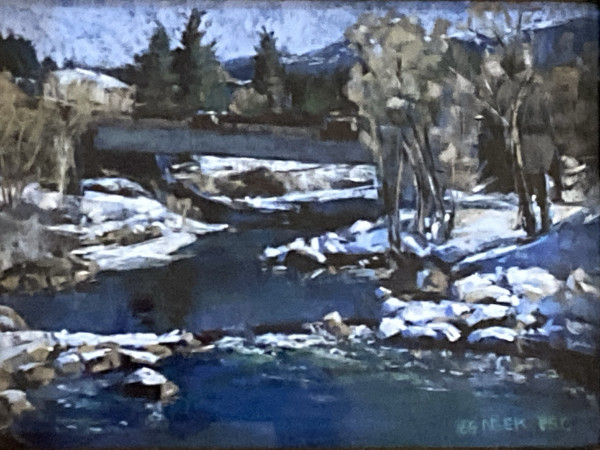 Flowing Cold Past the Hot Springs by Elizabeth G Neer