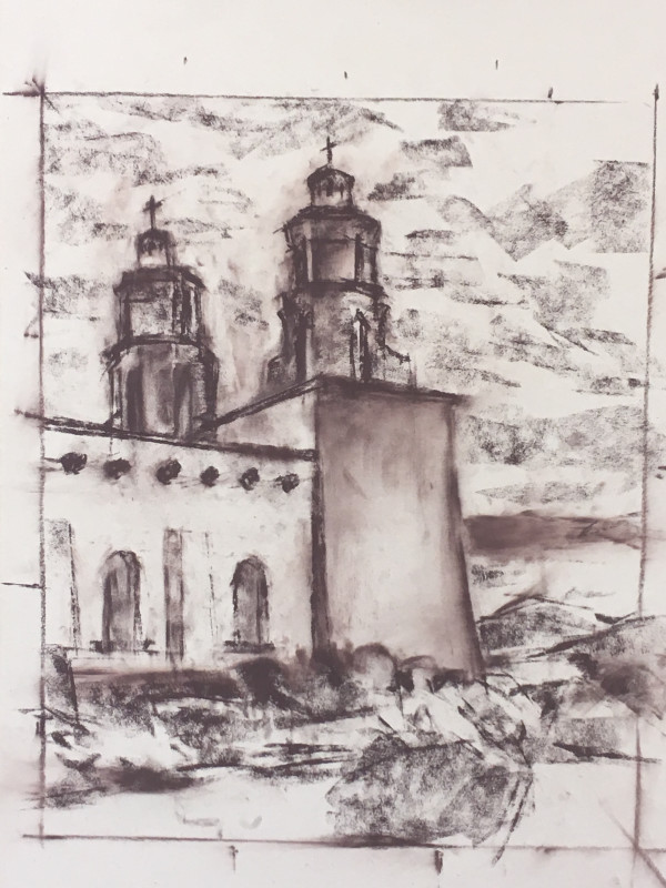 Study for San Luis Chapel by Elizabeth G Neer