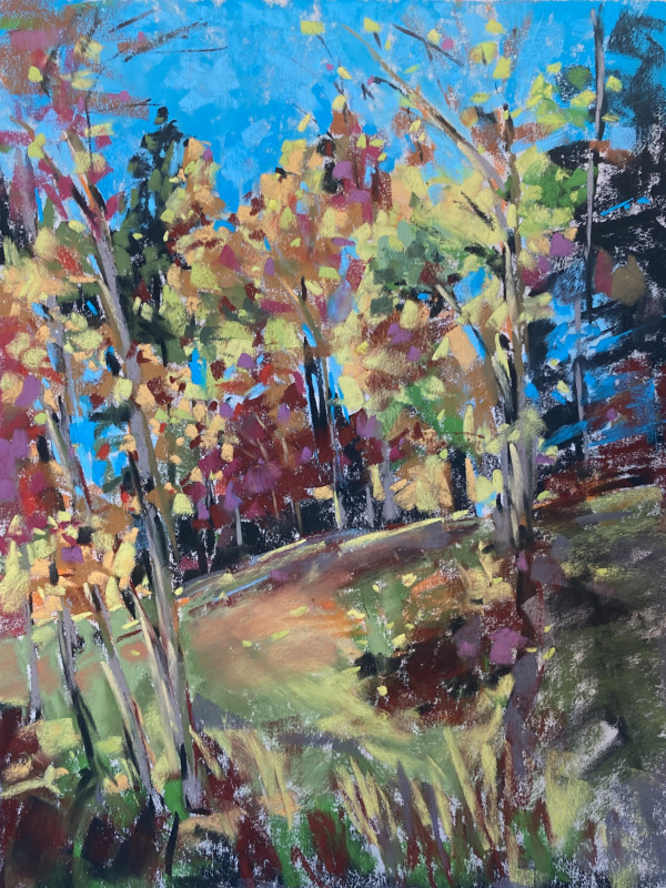 Turquoise and Gold, October at the Oppenheimer Ranch by Elizabeth G Neer