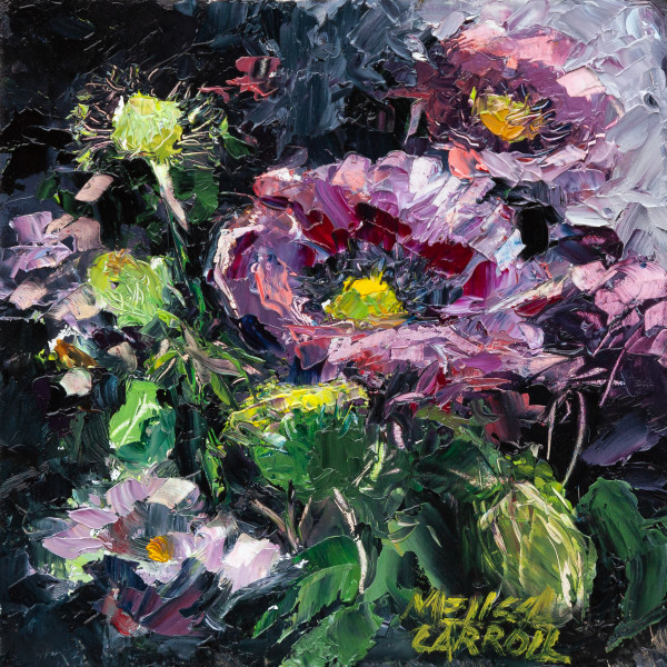 Purple Poppies by Melissa Carroll